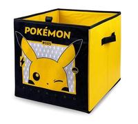 HOX Boîtes de rangement pliables Pokémon pour enfants avec poignées | Cubes de rangement pliables en tissu durable et de haute qualité | Compatible avec les meubles Ikea Kallax | Parfait pour