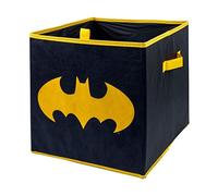 HOX Boîtes de rangement pliables pour enfants Batman avec poignées Durabilité et tissu de haute qualité Cubes de rangement pliables compatibles avec les meubles Ikea Kallax, parfaits pour organiser