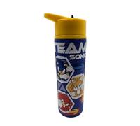 HOX Sonic The Hedgehog Bouteille d'eau sous licence officielle en acier inoxydable 750 ml - Bouteille de sport anti-fuite et isolée pour boissons chaudes et froides