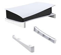 Hoxfly Support horizontal pour console PS5, compatible avec PS5 Disc & Digital Edition, avec patins antidérapants, blanc