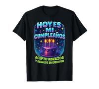 Hoy Es Mi Cumpleaños Cash Humour Fiesta Fête d'anniversaire Pastel T-Shirt