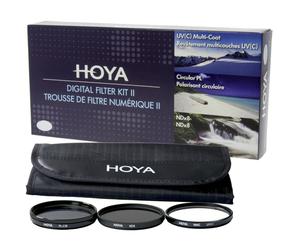 Hoya Digital Filter Kit II 49mm - filtre UV, polarisant et NDX8