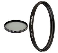 Hoya PLCHRT67 Filtre Polarisant Circulaire HRT Ø 67.0 mm & Amazon Basics Filtre de Protection UV - 67mm