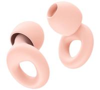 HOYIO Boule Quies, Bouchon d'Oreille, Bouchons d'Oreilles Anti Bruit SNR 27 dB, Bouchons Oreilles pour Dormir et pour les Concerts, Lavables et Réutilisables, Silicone, 8 Embouts, Rose Clair