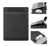 HoYiXi 13,3'' Housse en Cuir pour Ordinateur Portable Compatible avec MacBook Air 13 M1 M2/MacBook Pro 14,ASUS Vivobook 14,Sleeve Case for 13''-14'' Dell HP ASUS Acer Matebook Laptop,Noir