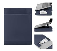 HoYiXi 13,3'' Housse en Cuir pour Ordinateur Portable Compatible avec MacBook Air 13 M1 M2/MacBook Pro 14,ASUS Vivobook 14,Sleeve Case for 13''-14'' Dell HP ASUS Acer Matebook Laptop,Bleu