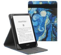 HoYiXi Coque de Protection Universel pour 6-6.8" Paperwhite/Signature Edition 2021/Pocketbook/Sony/Kobo/Tolino eReader Compatible 7" Kindle Paperwhite 2024 étui Housse avec Support,Ciel étoilé