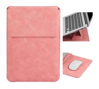 HoYiXi Étui pour Laptop 13,3 Pouces avec Support-Adapté à 13 MacBook Neo 2026/MacBook Air/Pro 13 (M4/M3/M2/M1 2020-2025), Surface Pro 8 2021 & iPad Pro 12,9 Pouces,13-13,3'' Laptop Sleeve Case,Rose