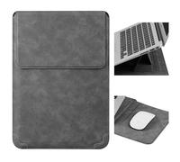 HoYiXi Étui pour Laptop 14 Pouces avec Support - Adapté à Mac Book Pro 14 2021/ASUS Vivobook 14/HP Pavilion X360/IdeaPad 14/Dell HP Acer Matebook 14'',13,3-14'' Laptop Sleeve Case,Gris foncé
