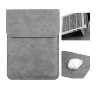 HoYiXi Housse pour Ordinateur Portable 17,3'' Support Réglable à Fermeture Magnétique Compatible HP Essential 17/HP Pavilion Envy 17/for 17''-17,3'' LG Gram/ASUS/ROG Strix/Acer Laptop Sleeve,Gris