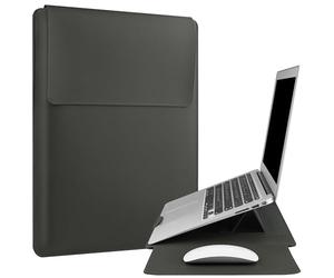 HoYiXi Housse pour Ordinateur Portable 17,3'' Support Réglable Compatible avec HP Essential 17/HP Pavilion Envy 17/for 17''-17,3'' IdeaPad/LG Gram/ASUS/Dell/ROG Strix/Acer Laptop Sleeve,Gris