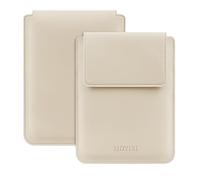 HoYiXi Housse Universel pour 6 inch E-Book Reader Compatible 6" Kindle 2025-2012/6" All-New Kindle/Kobo/Tolino,6" EReader Étui Pochette en Cuir légère pour Ebook de 6 Pouces,Beige