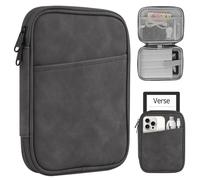 HoYiXi Housse Universel pour 7" Kindle Paperwhite/Colorsoft 2024 Compatibility 6.8" Paperwhite 2021 and 6"-6.8" Kobo/Tolino/Sony EReader with Anti-Drop Android Tablet Sleeve Case,Gris