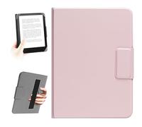 HoYiXi L'étui Universel pour eReader de 6,8 Pouces,7 Pouces, Compatible avec Pocketbook, Tolino, Sony, Kindle Paperwhite, Kobo E-Book Reader, Corde à Main élastique, for 6,8"-7" eReader,Rose