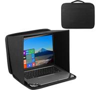 HoYiXi Pare-soleil universel pliable pour ordinateur portable - Convient aux ordinateurs portables de 12 à 14" - Bloque la lumière du soleil, protège l'intimité, le travail en plein air, les voyages