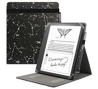 HoYiXi Universel Étui pour 10.2 pouce Découvrez Kindle Scribe 1re génération (modèle 2022) / 10.3 pouce Kobo Pack Elipsa eReader 2021 Housse pliable avec support vertical et porte-stylo, Constellation