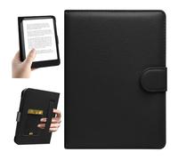 HoYiXi Universel Étui pour 6,8''-7" eReader Compatibilité Paperwhite/Pocketbook and Tolino/Kobo Clara 2E/Kobo Clara HD,Étui de Protection pour eReader 6,8",7'' avec Porte-Cartes Intégré,Noir
