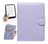 HoYiXi Universel Étui pour 6" Paperwhite /6" Kindle 2025 & 2019 Compatibilité Kobo/Voyaga/Pocketbook/Tolino eReader,Étui de Protection pour eReader 6 Pouce avec Porte-Cartes Intégré,Violet