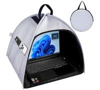 HoYiXi Universel Pare-Soleil pour Ordinateur Portable et Protection de la Vie privée Pliable pour,for Macbook/HP/Dell/Acer Les travaux de Plein air Peuvent être pliés Laptop Sun Shade,(patents) Gray