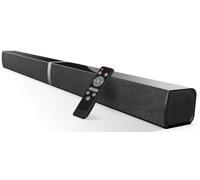 HoYLluDLL Barre de Son 2.0 canaux pour téléviseurs, Barre de Son 2 en 1 Divisible 32 Pouces pour TV Barre de Son Bluetooth avec 3 Modes EQ et Son Surround 3D, Barres de Son Arc/Optique/AUX, 1pcs