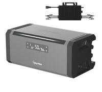 Hoymiles HiBattery Batterie solaire AC 1,92 kWh, solution de stockage Plug and Play pour centrale de balcon et photovoltaïque, extensible jusqu'à 11,52 kWh (0 % selon §12 Abs. 3 UStG, 1 HiBattery AC +