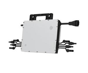 Hoymiles HMS-1600-4T Micro-onduleur pour quatre modules solaires 1600 W avec WiFi en option pour centrale électrique de balcon (taux de commande : 0 % selon § 12, paragraphe 3, UStG)