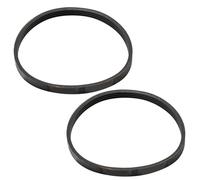 Hoypeyfiy Lot de 2 courroies dentées 4PJ307 avec boucle - Courroie trapézoïdale de rechange en caoutchouc pour Stanley Bostitch - Remplacement pour compresseurs d'air Husky AB-9075047