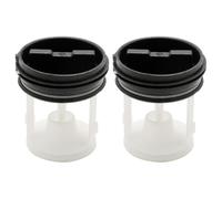 Hoypeyfiy Lot de 2 filtres à peluches, prolongement de la durée de vie de l'appareil, remplacement pour Bauknecht 481248058385, Indesit C00312342