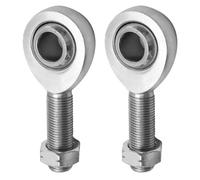 Hoypeyfiy Lot de 2 joints Heim de 1,27 cm, ensemble de joints Heim avec écrous de blocage, filetage à gauche et à droite, extrémité de tige de rechange pour voiture, moto, VTT, bateau