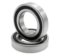 Hoypeyfiy Lot de 2 roulements à billes R24-2RS à double joint en caoutchouc, roulements à billes à rainure profonde pour tracteurs agricoles automobiles de 3,8 x 6,4 cm