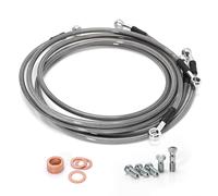 Hoypeyfiy Lot de 3 lignes de frein tressées en acier inoxydable pour Yamaha Banshee 350