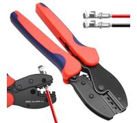 Hoypeyfiy Pince à sertir solaire universelle pour photovoltaïque, compatible avec les câbles solaires de 2,5, 4 et 6 mm, design à cliquet pour sertissage de précision