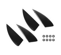 Hozaenwa Aileron de Surf - 4 Pièces Splitter De Rechange Paddleboard,Ailerons Compatibles avec Kiteboard - Pour Natation Randonnée Palmée Kayak Lac Plongée Sous-Marine Voyage Piscine Vacances Et Plage