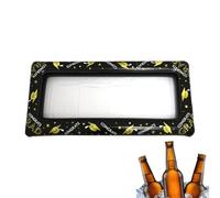 Hozaenwa Bar Gonflable pour Piscine - Glacière Gonflable Grande Capacité avec Bars de Service,Plateau Pliable pour Boissons, Buffet Rafraîchissant pour Nourriture, Salade, Extérieur, Pique-Nique et