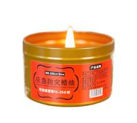 Hozaenwa Bougies de Survie Longue Durée pour Intérieur, Bougies Sans Odeur pour Pannes de Courant, Fournitures de Survie Naturelle, Éclairage Discret pour Camping et Pique-nique