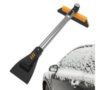 Hozaenwa Brosse à Neige et Grattoir à Glace pour Voiture | Balai de Neige pour Camion avec Raclette - Raclette Dégivrante Extensible Pivots 360° pour Hiver et Conditions Glaciales