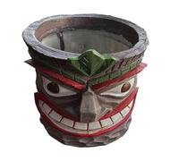 Hozaenwa Jardinière Visage, Pots de Fleurs Drôles, Décor Maison en Résine Art Vase Support pour Jardin Extérieur Intérieur