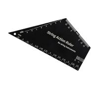 Hozaenwa Jauge d'Action des Cordes de Guitare - Set De Précision En Acier Inoxydable Pour Mesurer La Hauteur Des Cordes - Règle de Mesure de Luthier de Précision avec Espacement Précis pour Basse,