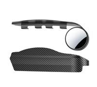 Hozaenwa Rétroviseurs d'angle mort pour Voitures, Accessoire Rétroviseur Véhicule, Miroir Angle Mort 2-en-1 Rond Antidérapant pour Conduite Quotidienne Camping Remorque Tout Terrain