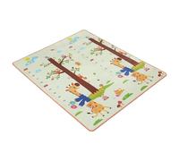 Hozaenwa Tapis de Jeu | Tapis Scolaire Lavable pour Activités | Double Face Interactif Motricité Crèche Jeu d'Intérieur Activités Sensorielles Pique-nique Extérieur