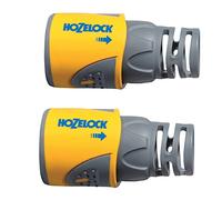 HOZELOCK - 2 Raccords d'Arrosage Plus Ø 12,5mm - 15mm (1/2"- 5/8") Soft Touch : Étanche, Anti-Dérapant, Embout Flexible et Allongé Évitant Vrillage, Hernie et Fuite [2050P0025]