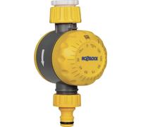 HOZELOCK - Minuterie d'Arrosage : Interrupteur Mécanique, Compatible Robinets d'Eau Ø 21 mm (1/2"), Ø 26,5 mm (3/4") ou Ø 33,3 mm (1"), Durée d'Arrosage 5 à 120 min, Connexion Facile [2210 0000]