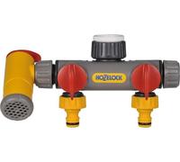 Hozelock 2250 Flowmax Raccord de robinet à 3 voies 1/2 - 1in Bsp TK12018 (One Size) (Multi Colour)