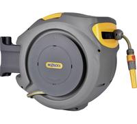 Hozelock Dévidoir de tuyau Auto Reel 20 – 20 m – Gris/Jaune