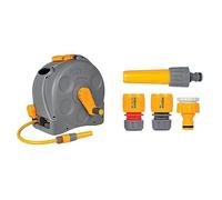 Hozelock 2415R3500 Dévidoir compact 2 en 1 avec tuyau de 25 m & 2352P0000 Nécessaire d’arrosage