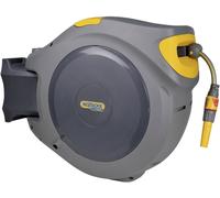 Hozelock Dévidoir mural FlowMax AutoReel – gros débit, tuyau 30 m (25970000)