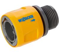 HOZELOCK - Adaptateur pour Tuyau Plat et Spiralé Ø 26,5mm (3/4") : Transfomer un Bout de Tuyau en un Raccord Femelle [2170P9000]