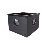 Hozelock - Aquarium moderne 500 L Noir - Twist & Lock, hors-sol, 3 fenêtres latérales