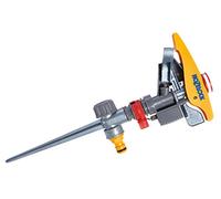 HOZELOCK - Arroseur Canon Plus 450 M² : Arroseur Pulvérisateur sur Pic Grande Surface (Ø 24M), Possibilité de Mettre Plusieurs Canons en Serie, Direction d'Arrosage Réglable 65° à 360° [2550 0000]