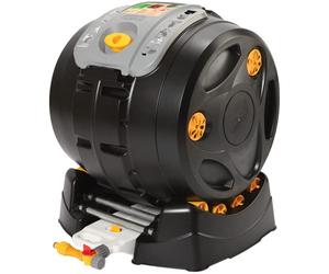 Hozelock | Composteur Easymix 2-en-1 | Composteur rotatif 100 L | Mélange 3× plus vite qu’un composteur classique (8 semaines) | Récipient pour jus de compost, Noir